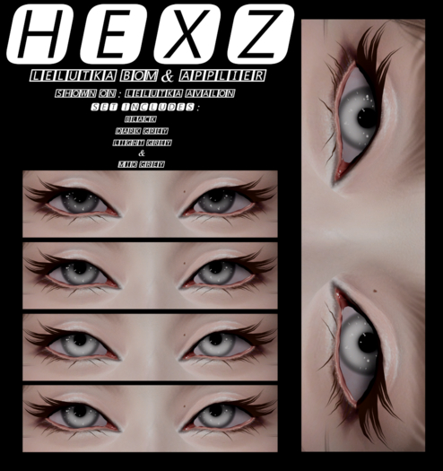 Hexz - Simple Eyes (Monochromes)
