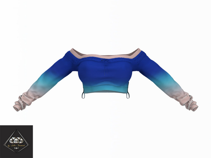 -LD- Miluchi Top Blue Deegrade