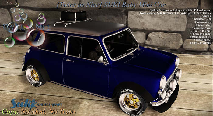 [Twice As Nice] Suki Baby [SAPPHIRE] Mini Car 