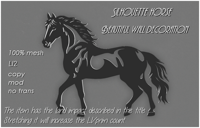 Silhouette horse 1