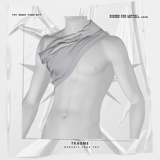 [Traume] Dogshit Tank Top White