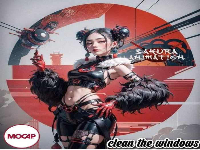 clean the windows Mocap Sakura Full Perm