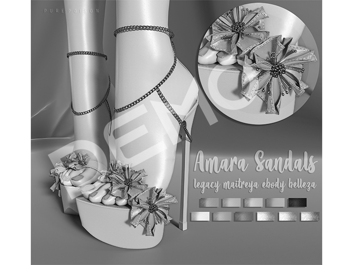 DEMO - Pure Poison - Amara Sandals - Unpack