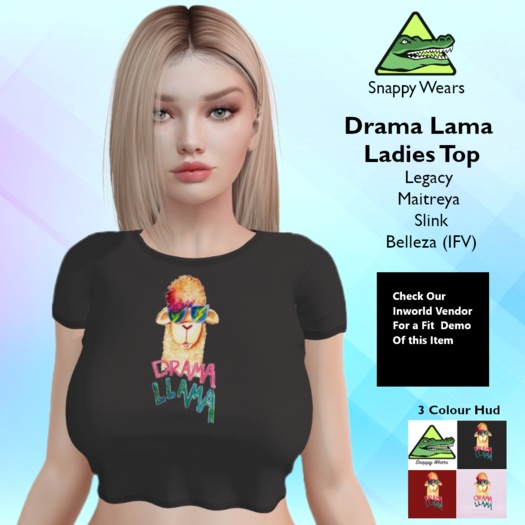Snappy // Drama Llama  - Ladies Shirt