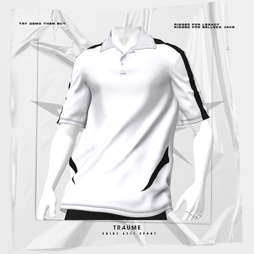 [Traume] Shirt A211 Sport White01