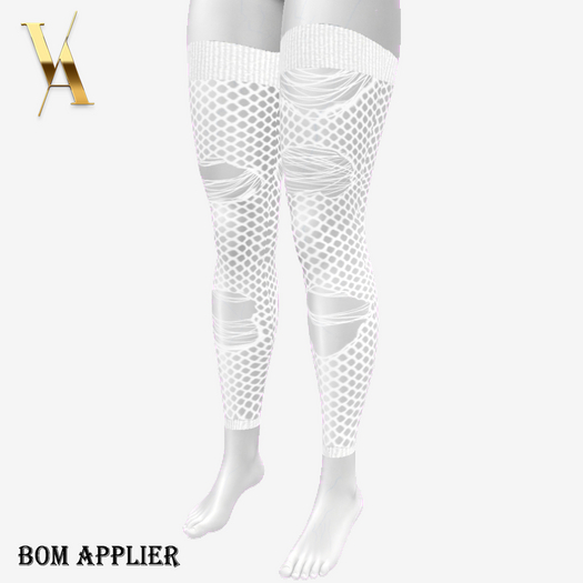 -ARWA-  Astrid Stockings WHITE SHORT
