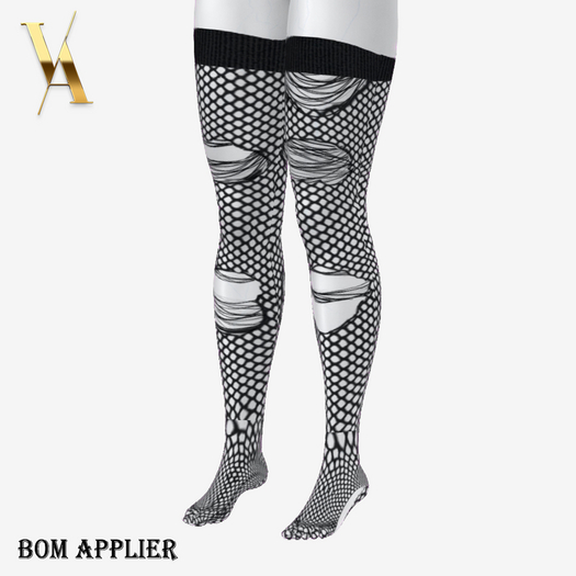 -ARWA- Astrid Stockings BLACK LONG