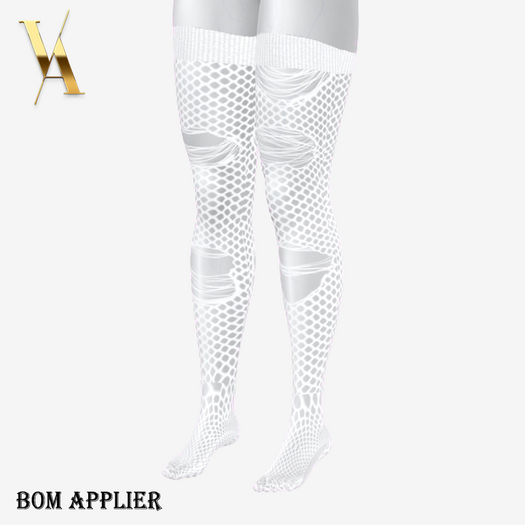-ARWA- Astrid Stockings WHITE LONG