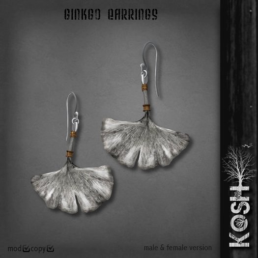 KOSH- GINKGO EARRINGS