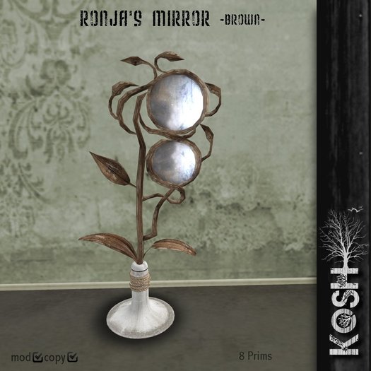 KOSH- RONJA'S MIRROR -brown-