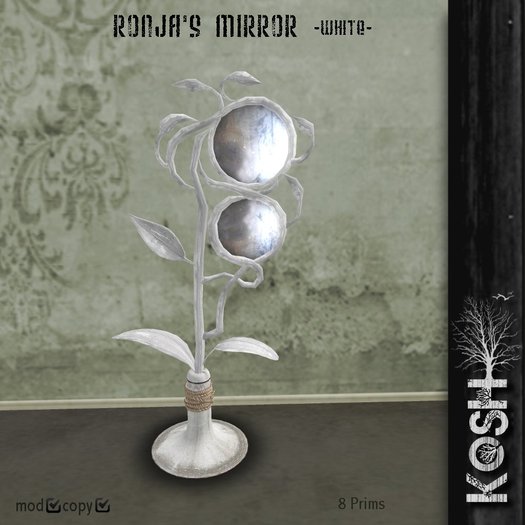 KOSH- RONJA'S MIRROR -white-
