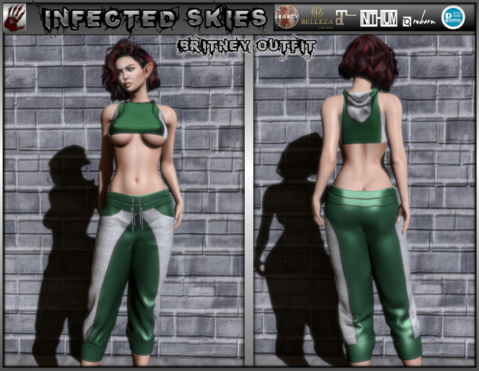 *IS* Britney Outfit Green  