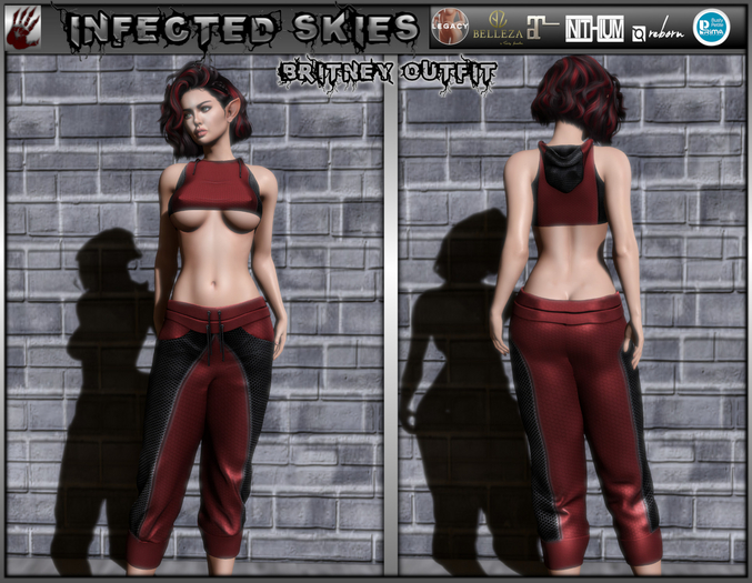 *IS* Britney Outfit Red   