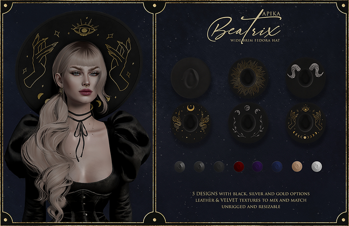 [Apika] Beatrix Hat Pack