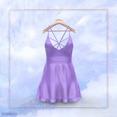 Lavender Pastel Straps Dress
