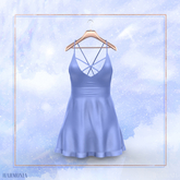 Blue Pastel Straps Dress