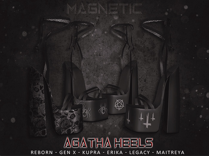 Magnetic - Agatha Heels - Spider