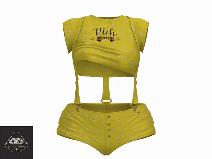 *LD* Luana Overall YELLOW RICHIE
