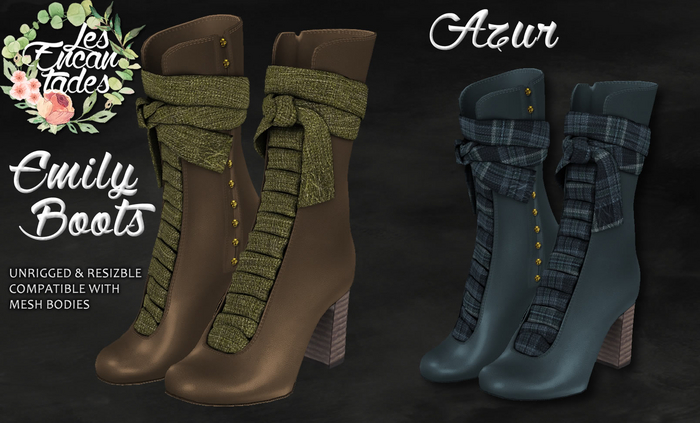 *LE* Emily Boots Azur