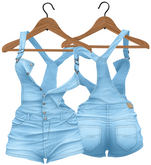 RIOT / Cece Overalls - Pastel5 Blue