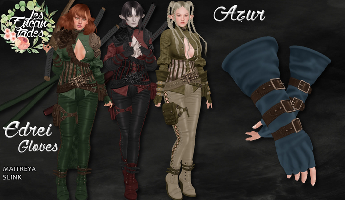 *LE* Edrei Gloves Azur