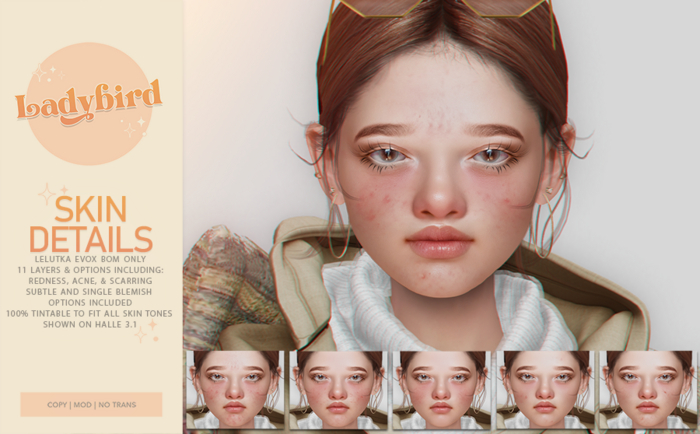 Ladybird. // Skin Details