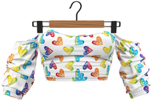 RIOT / Cece Off-Shoulder Top - Pattern - Hearts