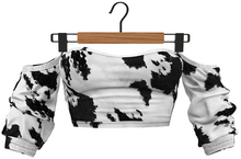 RIOT / Cece Off-Shoulder Top - Pattern - Cow