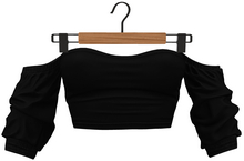 RIOT / Cece Off-Shoulder Top - Slate