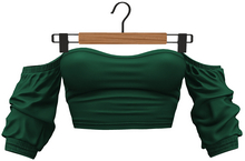 RIOT / Cece Off-Shoulder Top - Forest