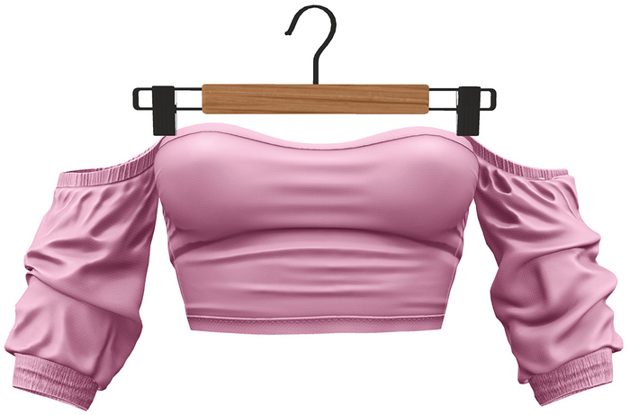 RIOT / Cece Off-Shoulder Top - Blush
