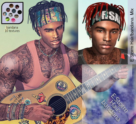 E.Storm Hair/bandana. Mix