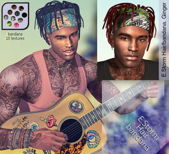 E.Storm Hair/bandana. Ginger