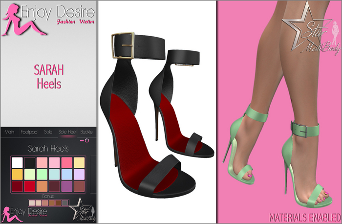 =ED= DEMO Sarah Heels [Star Mesh Body]