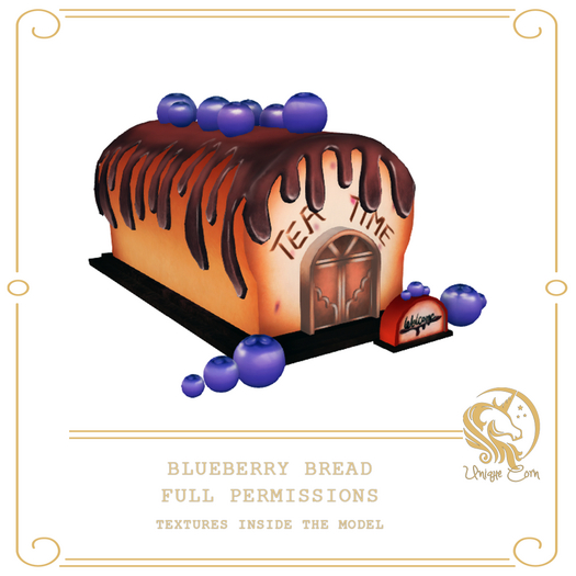 Full Perm Blueberry Bread