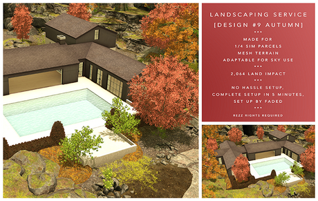 Second Life Marketplace - [F] Landscape 9 - Coastal Cliffs - AUTUMN (1/ ...