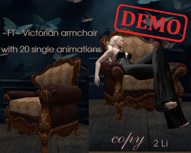 DEMO ~FT~ Victorian armchair 20 anim 