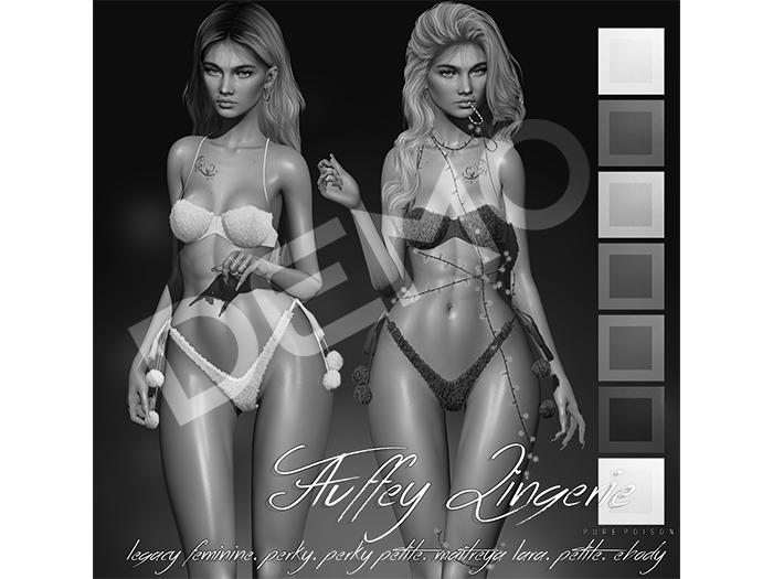 DEMO - Pure Poison - Fluffey Lingerie - Unpack