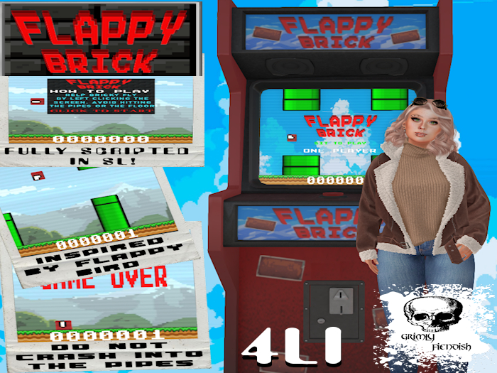 Grimly Fiendish - Flappy Brick Arcade