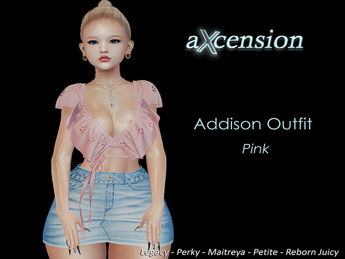 aX: Addison Outfit Pink