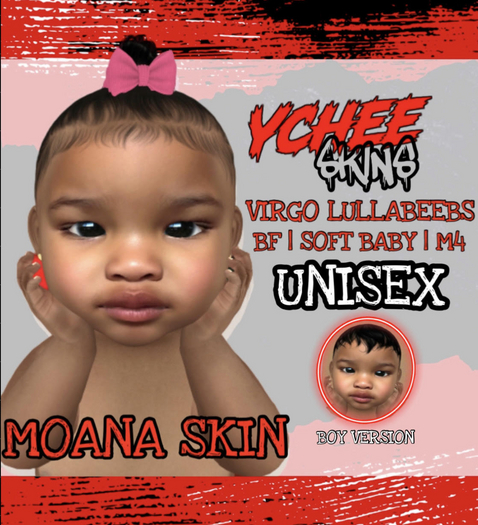 Y- MOANA SKIN #LULLABEEBS (M4)