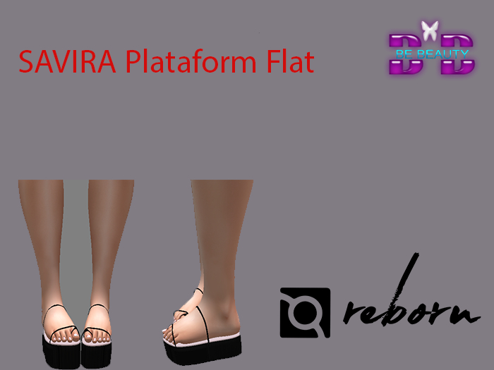 Be Beauty-SAVIRA Plataform Flat-Reborn-GIFT
