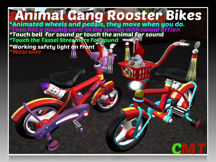 Animal Gang ROOSTER Bikes Wearable