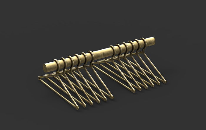 //R88 HANGER RACK//GOLD
