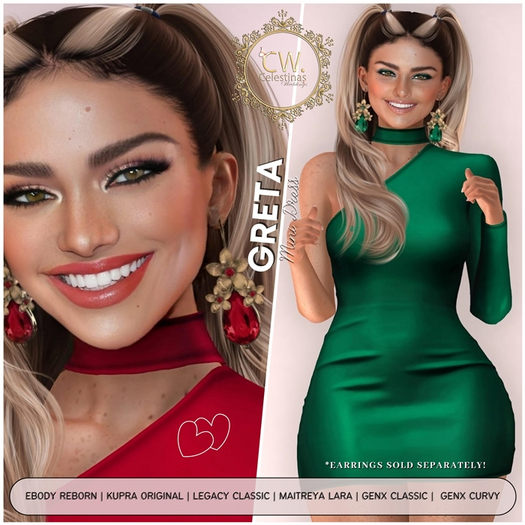 CELESTINAS - Greta Mini Dress @FAT PACK