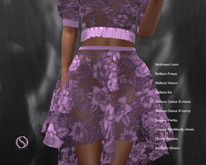 Originality styling Peggy skirt pink