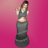 M Saree Plain 26 Color Grey  With Advance Light