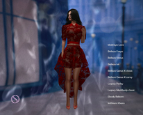 Originality styling Peggy skirt red
