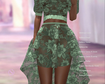 Origianality styling Peggy skirt green
