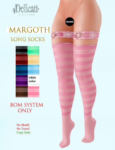 Delicatt couture - Margoth long socks - 2023#Aug.#19
